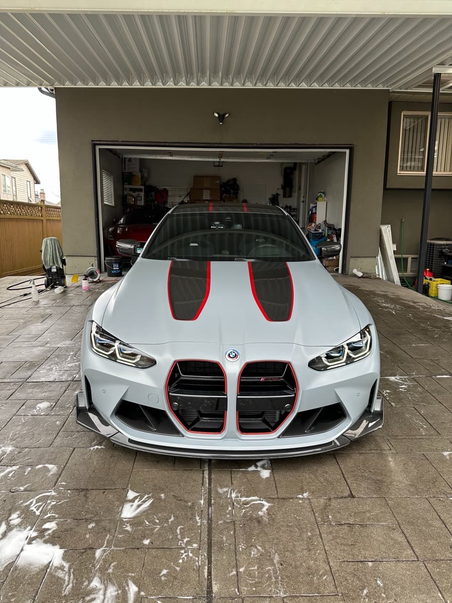 BMW M4 CSL detailed by Gunn Cleaning Service