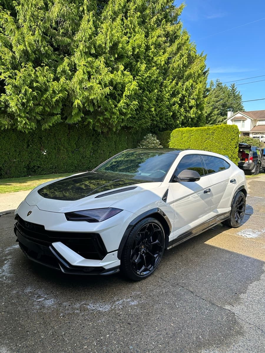Lamborghini Urus detailed by Gunn Cleaning Service