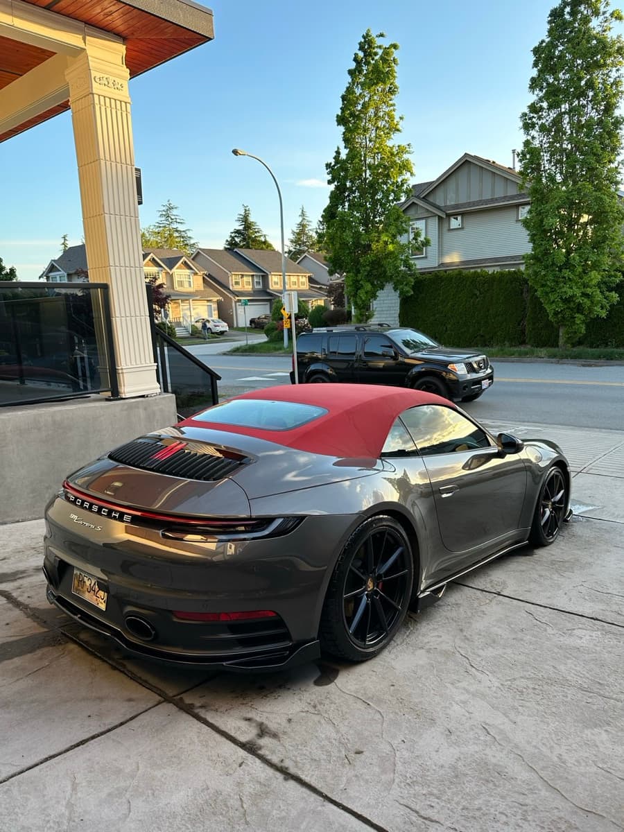Porsche 911 Carrera S detailed by Gunn Cleaning Service